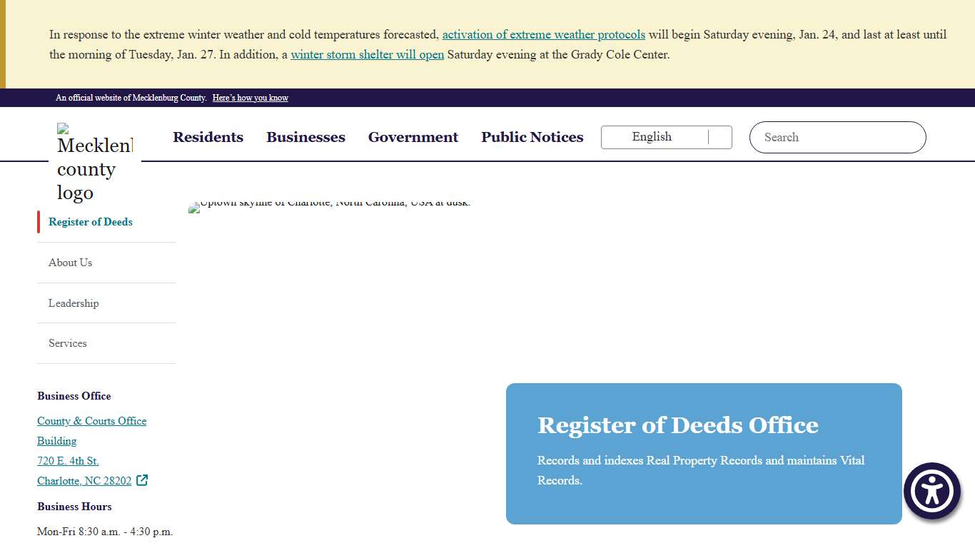 Register of Deeds Office Register of Deeds Office